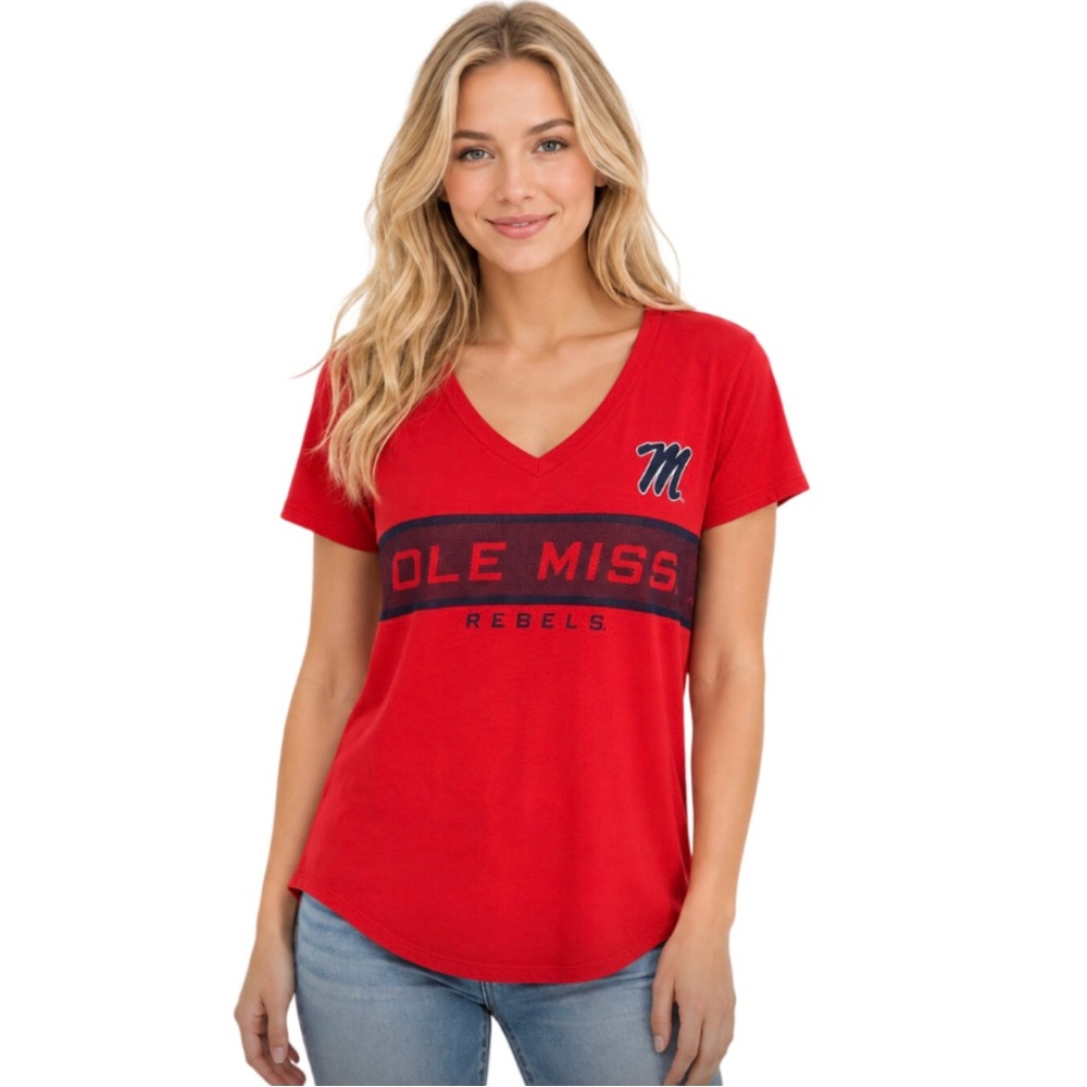 Ole Miss Rebels Womens Shirt Moisture Wicking Lightweight Size Small